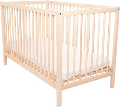 Produktbild von Kukka 60 x 120 cm Babybett aus Holz