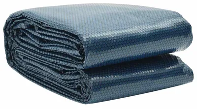 Productafbeelding van Zwembad Zonneafdekking PE 417 cm Zwart Blauw