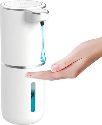 Zdjęcie produktu dla Elektryczny dozownik mydła 380 ml, biały, z regulacją