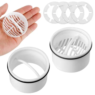 Immagine prodotto di Set di 2 pezzi per scarico doccia, con filtro per capelli e tubo di scarico. Compatibile con i modelli 6960-6963