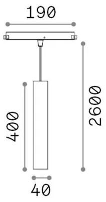 Image de Suspension Ideal Lux Ego 12 W 3000 K, référence 286327