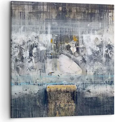 Produktbild von Bild auf Leinwand - Leinwandbild - Abstraktion modern - 60x60cm - Wand Bild - Wanddeko - Wandbilder - Leinwanddruck - Bilder - Kunstdruck - Wanddekoration - Leinwand bilder - Wandkunst - AC60x60-3474