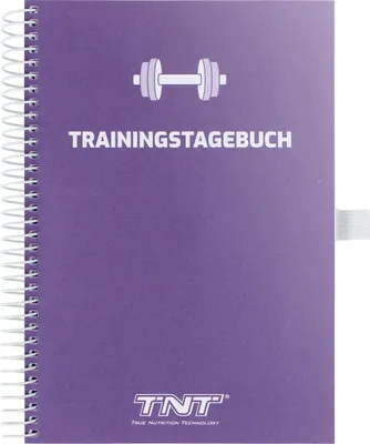 Produktbild von TNT Trainingstagebuch für Fitness und Krafttraining (A5) A5 purple
