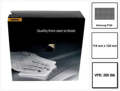 Produktbild von Mirka Goldflex Soft 115x125mm P180 200Stk. ( 2912707018 ) Handpad Rolle perforiert