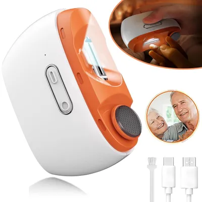 Produktbild von Elektrischer Nagelknipser, Elektrischer Nagelschneider mit 2 Geschwindigkeiten, für Senioren Erwachsene
