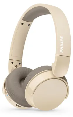 Produktbild von TAH3209BG Leichter ohraufliegender kabelloser Bluetooth-Kopfhörer mit passiver Geräuschisolierung 25 Stunden Spielzeit deutliche Anrufe Beige On Ear