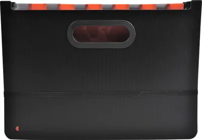 Image de Exacompta 4x Trieur valisette extensible 24 compartiments Exadesk A4 Noir 58934E