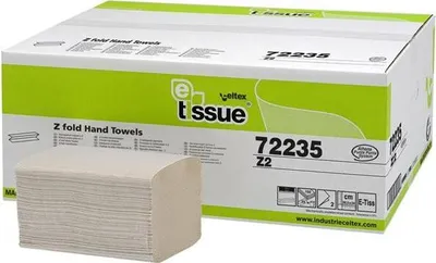 Obrázek produktu pro Ručníky Celtex papírové skládanéE-Tissue New 3750 ks, 2vrstvy