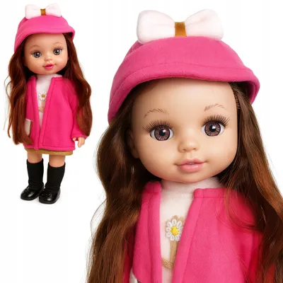 Zdjęcie produktu dla Interaktywna lalka dla dzieci, 35 cm, mówi, śpiewa i uczy w językach polskim i angielskim