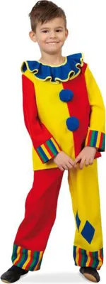 Produktbild von Kinderkostüm Clown Happy 116