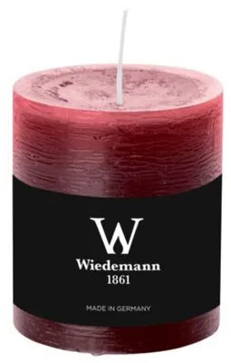 Produktbild von Wiedemann 281003.067 Stumpenkerze - 80 x 68 mm, bordeaux