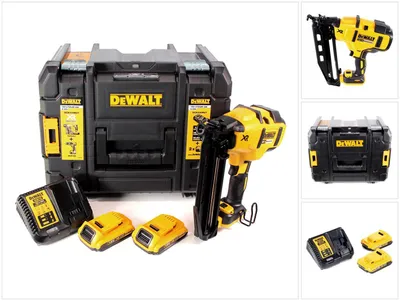 Obrázek produktu pro Akumulátorová hřebíkovačka DeWalt DCN 660 D2 18V 32 - 63 mm bezkartáčová + 2x akumulátor 2,0Ah + nabíječka + kufr