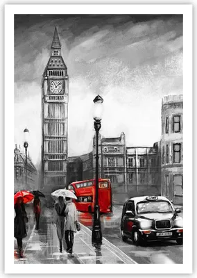 Produktbild von Poster - Poster ohne Rahmen - London Bus - 70x100 cm - Wand Bild - Wanddeko - Wandbilder - Kunstposter - Wandposter - Bilder - Kunstdruck - Wanddekoration - Wandbild - P2XPA70x100-3939