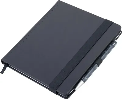Produktbild von TROIKA NPP04/DB, Einfarbig, Schwarz, A5, 64 Blätter, Punktgitter-Papier, Hardcover