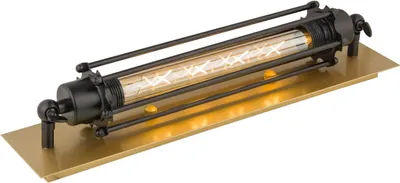 Obrázek produktu pro Nástěnné svítidlo Retro Loft Abigali E27 zlato-černé