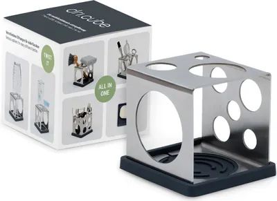 Produktbild von Sanni Shoo Utensilienbehälter dri.cube Edelstahl