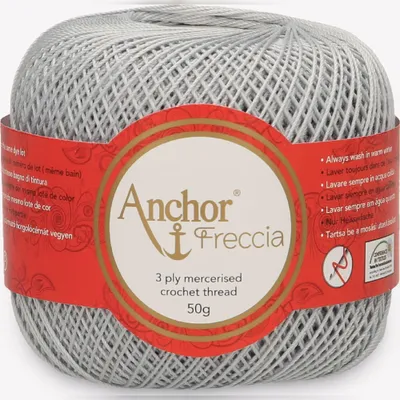 Produktbild von Anchor Freccia 6 – Baumwollgarn, mercerisiert, für Häkelarbeiten (Farbe 00642)