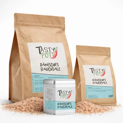 Produktbild von Tasty Pott Dänisches Rauchsalz - im Beutel - 250g