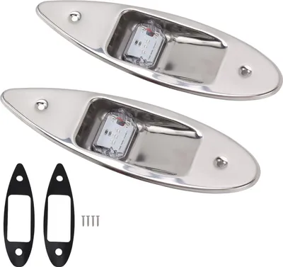 Obrázek produktu pro 1 pár lodních navigačních světel DC12V 120 stupňů úhel paprsku Vysoká viditelnost Vodotěsné LED světlo na přídi pro rybářské lodě oceánské jachty lodě