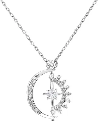 Immagine prodotto di INF Collana con pendente Sole e Luna D'argento