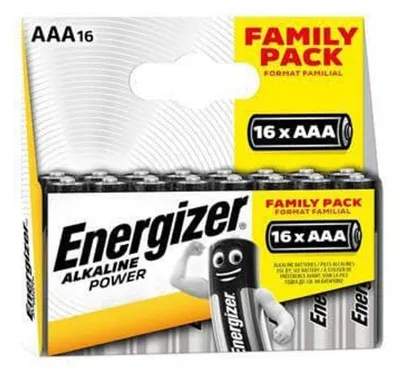 Zdjęcie produktu dla ENERGIZER Bateria alkaliczna AAA/LR03 Power, 16 sztuk