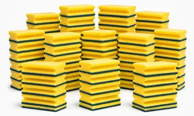 Produktbild von 200 Stück XXL Scheuerschwamm Putzschwamm Topfreiniger Topfschwamm Küchenschwamm