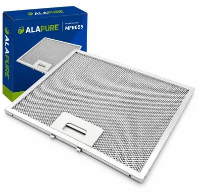 Immagine prodotto di Filtro metallico Alapure, compatibile con Ikea 481248058332, dimensioni 275x217x8 mm