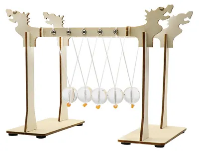 Produktbild von DIY-Pendelkugel-Spielzeug: Feinmotoriktraining, Balancekugel aus Holz, Schreibtischspielzeug, Puzzle für Kinder