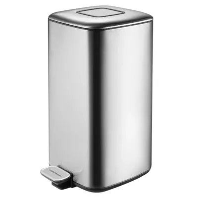 Image de EKO - Regent Poubelle à pédale 20 litres - Acier inoxydable Plastique - Acier inoxydable mat