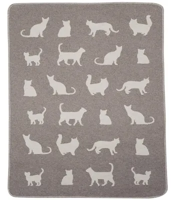 Produktbild von David Fussenegger Textil 71539379, Katze, Baumwolle, Braun, Muster, Handwäsche/Maschinenwäsche, 40 °C