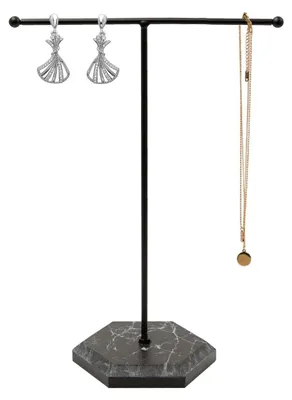 Produktbild von Schmuckhalter Schmuckständer Kettenhalter - 26 cm - Schwarz