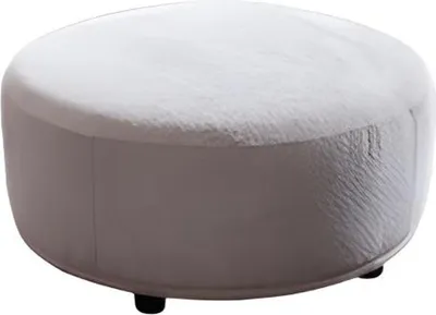 Produktbild von Pouf Hocker Runder Fußhocker Komfort Beistellhocker Polsterhocker Sitzhocker