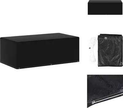Zdjęcie produktu dla vidaXL Pokrowiec na meble ogrodowe i grille gazowe 6 oczek 170x90x60 cm - Pokrowce ochronne na meble ogrodowe