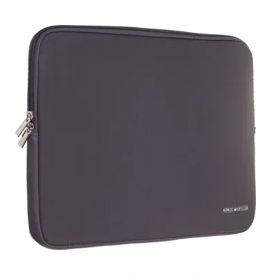 Produktbild von 17 Zoll Laptop Tasche Notebooktasche Grau Notebook Laptoptasche Herren Damen Schutzhülle Schutztasche Sleeve Neopren 41,5 cm x 31,5 cm x 2 cm
