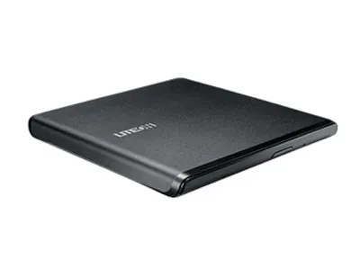 Produktbild von Lite-On ES1, Schwarz, Ablage, Desktop / Laptop, DVD±RW, USB 2.0, CD, CD-R, CD-ROM, CD-RW, DVD, DVD+R, DVD+R DL, DVD+RW, DVD-R, DVD-R DL, DVD-ROM, DVD-RW