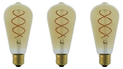 Produktbild von Vito Lighting E27 LED-Lampe ST64 4W 400lm 2200K extra warmweiß 3 Stück