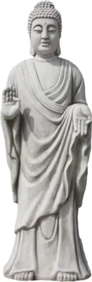 Produktbild von Großer Stehender Buddha für den Garten, Frostfest Witterungsbeständig und Neu, 142cm Höhe, 46cm Breite, 36cm Tiefe, ca 214kg, ST-201234