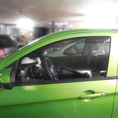 Produktbild von Windabweiser Regenabweiser für Opel Karl 2015-2019 Dunkel Acryl 2tlg