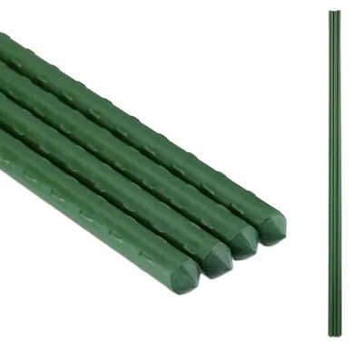 Image de Omgoods - Lot de 10 supports de plantes en acier, 110 cm, pour plantes de jardin
