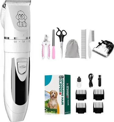 Image de INF Tondeuse Électrique pour Animaux avec Lame Céramique + Accessoires