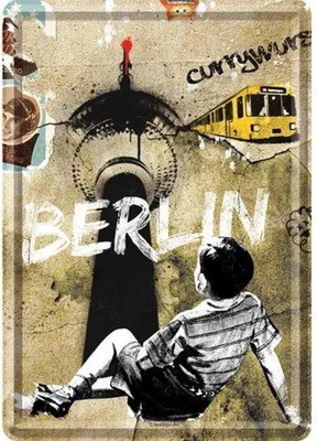 Produktbild von Nostalgic-Art - Blechpostkarte - CityStyle - Berlin Street Art