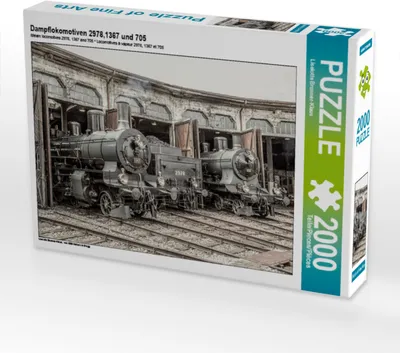 Produktbild von CALVENDO Puzzle Dampflokomotiven 2978,1367 und 705 | 2000 Teile Lege-Größe 90x67cm Foto-Puzzle für glückliche Stunden