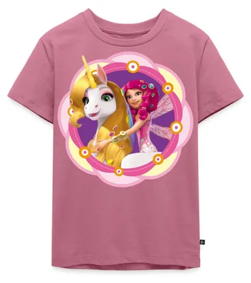 Produktbild von Spreadshirt Mia and Me Einhorn Onchao Und Mia In Centopia Kinder Premium T-Shirt, 98/104 (2 Jahre), Mauve