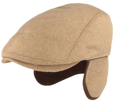 Göttmann Schiebermütze aus edlem Kaschmir mit Ohrenschutz in beige