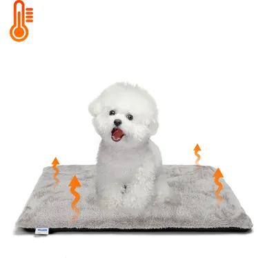 Produktbild von Selbstheizende Katzendecke Selbstwärmend Decke Katze Kissen,  Hundekissen für Hundebetten aus Verdicktem Memory-Schaumstoff, Mit Waschbarem,  61x46cm