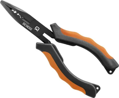 Produktbild von DELPHIN BENDIX 16cm gebogene Multifunktionszange Hakenlöser Crimp Angelzange