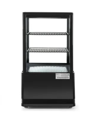 Obrázek produktu pro Hendi 233627, Chladicí vitrína, Stojací, Černá, 58 l, 2 - 6 °C, C