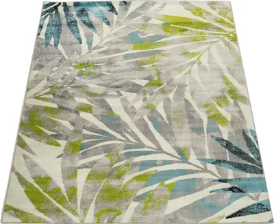 Immagine prodotto di Tappeto di design per soggiorno Combinazione di colori insolita Design Jungle Multicolore Dimensioni 120x170 cm