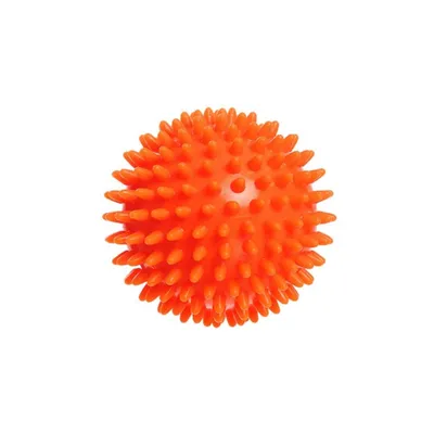 Produktbild von DrFit Härte Massageball mit Noppen, Sensory, Orange, 9 cm