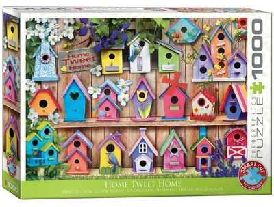 Image de Eurographics Puzzle Trautes Heim, Glück allein, 1000 pièces, 68 x 48 cm, 6000-5328